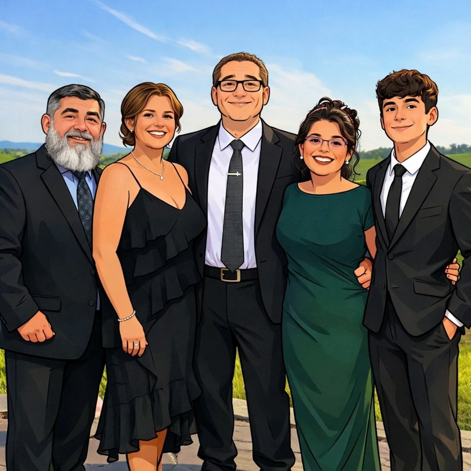 MAG5 About Family Vector Img