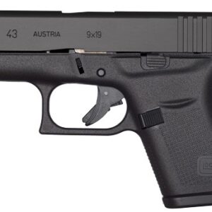 Glock G43 9mm Pistol Black